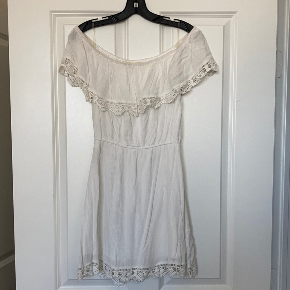 Miami Off The Shoulder White Dress